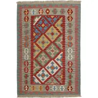 Rezas Kelim orientalisk matta 126 x 185 cm
