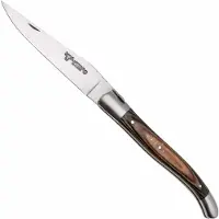 Laguiole En Aubrac Brown Pakkawood, Matt Bolsters, pocket knife, 12 cm