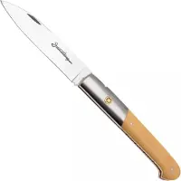 Laguiole En Aubrac Sauveterre Boxwood, Matt Stainless Bolster, Mosaic Pin, pocket knife, 11 cm