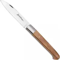 Laguiole En Aubrac Sauveterre Olive, Matt Stainless Bolster, pocket knife, 11 cm