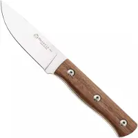 Maserin 915/NC Path, Satin M390, Walnut Wood, fixed knife, Igor Bortolussi design