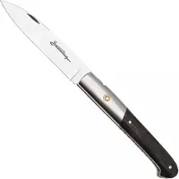 Laguiole En Aubrac Sauveterre Bogwood, Matt Stainless Bolster, Mosaic Pin, pocket knife, 11 cm