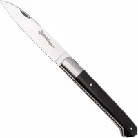 Laguiole En Aubrac Sauveterre Ebony, Matt Stainless Bolster, pocket knife, 11 cm