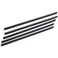 MultiLine Sugrör Utan Böj, Svart, 5 x 140 Mm / 250 St