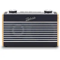 Roberts Radio Rambler Uno, Bärbar, Digital, DAB, DAB+, FM, 3,5 mm, Bamboo, Marinblå, Aluminium, Bamboo