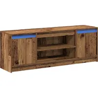 vidaXL TV Enheter Brun 139,5 x 34 x 50 cm Konstruerat trä