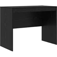 vidaXL Skrivbord Svart Ek 100 x 50 x 76 cm