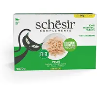 Schesir tonfisk med röding/kolja i gelé - våtfoder till katt - 70 g