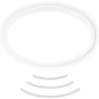 Briloner Taklampa med sensor Move, Vitt / opal, Vardagsrum / matsal, Syntetmaterial, Modern, Taklampa