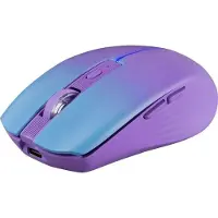 Defender Wireless mouse MYSTERY MM-301 optical 1600dpi 2.4 GHz + Bluetooth purple battery silent