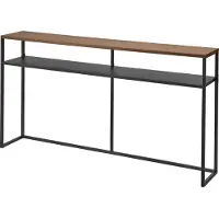 SmartaSaker Långsmalt avlastningsbord, 126cm, Yamazaki, Svart