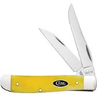 Case Knives Case Mini Trapper 20031 Smooth Yellow Bone 6207W SS, pocket knife