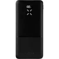 FIXED Zen - Powerbank - 10000 mAh - 20 Watt - 5 A - PD - 3 utgångskontakter (2 x USB, 24 pin USB-C) - svart