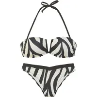French Connection Bikini svart / vit
