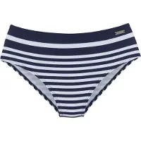 LASCANA Bikiniunderdel marinblå / vit