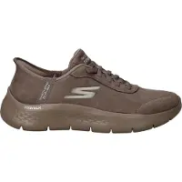 SKECHERS för kvinnor. 124837 Tofflor Go Walk Flex Mali i brunt läder (39), Hud, Karta, Ingen, Casual