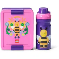 LEGO Matlåda/Vattenflaska - Bee - Medium+ Lilac - - One Size - Matlåda