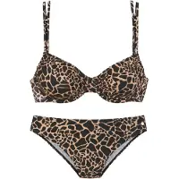LASCANA Bikini beige / svart