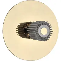 DCW éditions Vägglampa , Guld / mässing, Vardagsrum, Metall