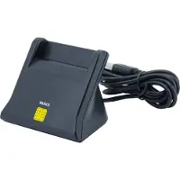 Deltaco UCR-156 - SMART-kortläsare - USB - svart