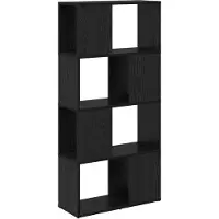 vidaXL TV-bänkset Svart 60 x 24 x 125,5 cm Konstruerat trä
