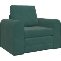 vidaXL Soffsäng Mörkgrön 98 x 71 x 83 cm Sammet