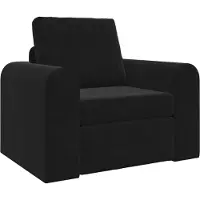 vidaXL Soffsäng Svart 98 x 71 x 83 cm Sammet