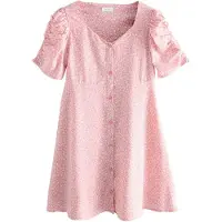 Next Klänning rosa / vit