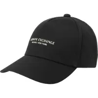 Armani Exchange för män. XM001694AF15502UC001 Keps med skärm med New York-logotyp svart (OSFA), Casual, Bomull