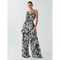 BWLDR Jumpsuit 'Parkes' svart / vit