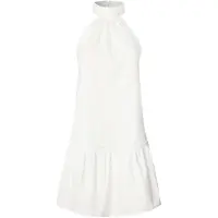 Pepe Jeans för kvinnor. PL953761 Lena klänning vit (XS), Casual, Bomull, Ärmlös / Hängselbyxor