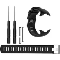 INF Klockarmband för Suunto D4/D4i Novo med 2 olika längder Black