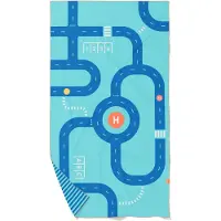 Quut Handduk - Play Handduk - 180x100 cm - Modell Road - - One Size - Handduk