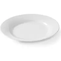 Hendi Tallrik OPTIMA, vitt porslin, Ø 160 mm (12-pack) - 770849