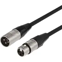 Monacor MECR-600/SW XLR-kabel 6m sort