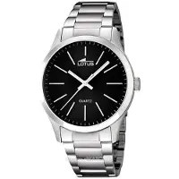 Lotus Watches Stiligt herrur svart silver - 15959/3