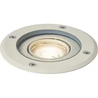 QAZQA Modern markspotlight beige GU10 50mm justerbar IP65 - Delux