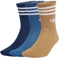 Adidas Originals Strumpor - 3-pack - 3S Crew - Ashblu/Nindig/Kor - - 31/33 - Strumpor