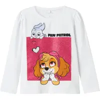 Name it Tröja - Nej - NmfJoana - Paw Patrol - Bright White - - 3 år (98) - Tröja