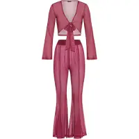 LASCANA Jumpsuit vinröd