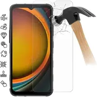 Mtp Products Samsung Galaxy Xcover7 Härdat Glas Skärmskydd - 9H - Case Friendly - Klar