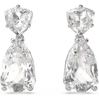 Swarovski Mesmera Serie Droppformade Rhodiumpläterade Örhängen Damörhängen Silver 5661683 Box+Shopping Bag (Random Color)