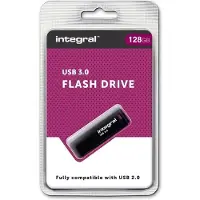 Integral Flash Drive Black, 128 GB (INFD128GBBLK3.0)