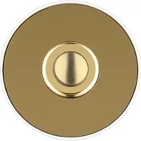 Grothe 64192 Klocka Mässing, Vit
