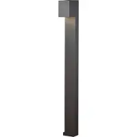Konstsmide LED pollare Cremona, Svart, Aluminium / grå / zink, Modern, LED-utomhuslampa