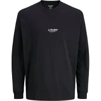 Jack & Jones T-shirt 'JJESoho' svart / vit