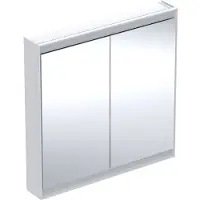 Geberit Spegelskåp ONE 2 luckor 90x90x15 vit