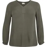 KAFFE CURVE Blus 'Ami' oliv