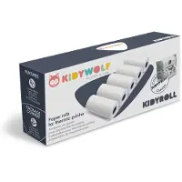 KIDYWOLF HP Kidywolf pappersrullar för termisk skrivare, 5 st