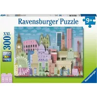 Ravensburger Pussel - 300 Delar - Karta över Europa - - One Size - Pussel